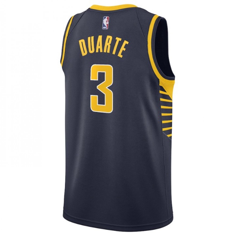 Men's Indiana Pacers Chris Duarte #3 Navy Swingman Jersey - Icon Edition-Pro Kit Vault | Brand New 26/27 Sports Jerseys